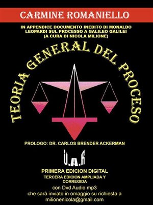 cover image of Teoria general del proceso